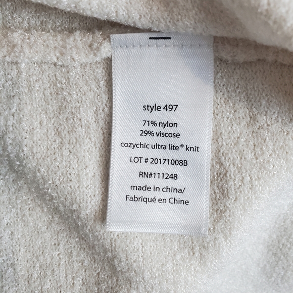 Barefoot Dreams Womens CozyChic Ultra Lite Sleeveless Long Cardigan Sz L NWT - Picture 9 of 16